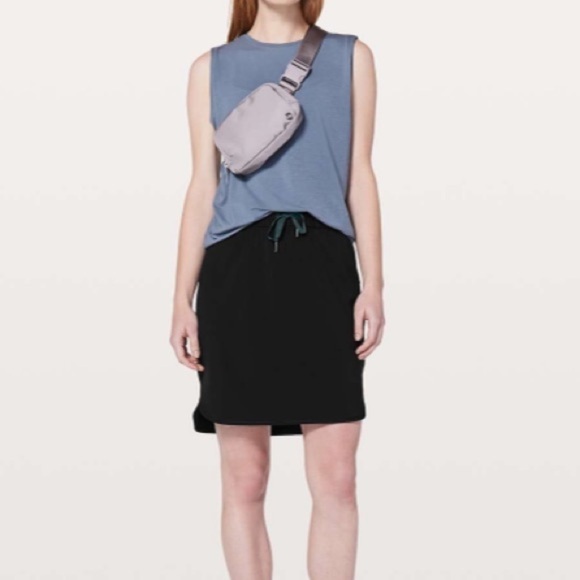 LULULEMON On the fly skirt drawstring waist black - Picture 3 of 14